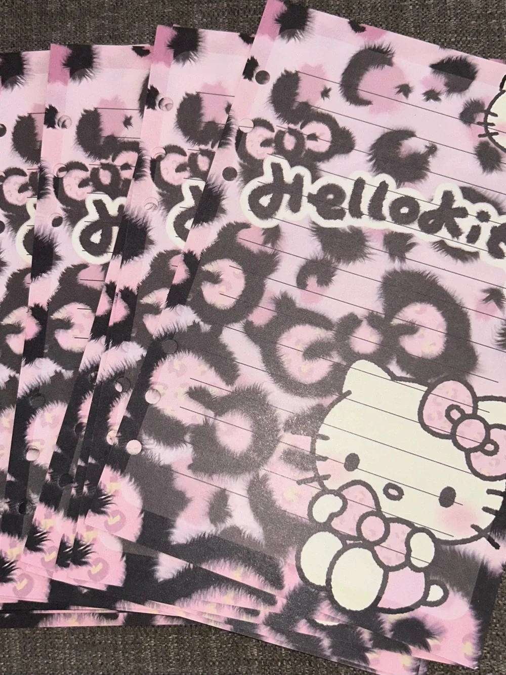 Hello Kitty A5 soft Binder with Paper
